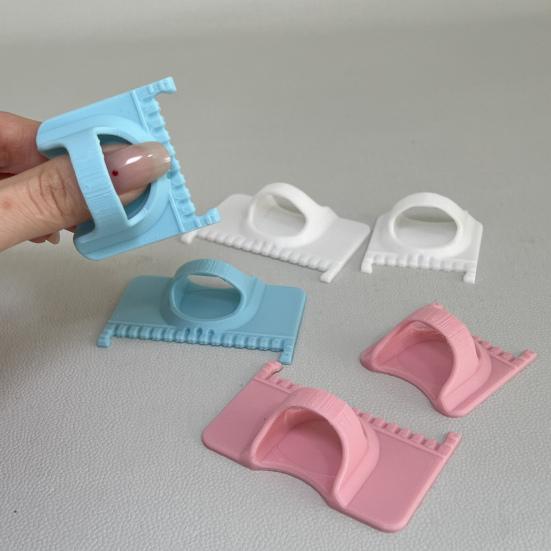 Kantenstich-Messgerät Schloss Nählineal 3D-gedrucktes Nahtzugabe-Lineal Daumen-Führungslineal für präzises Säumen Quilten Patchwork Stickerei DIY Stoff