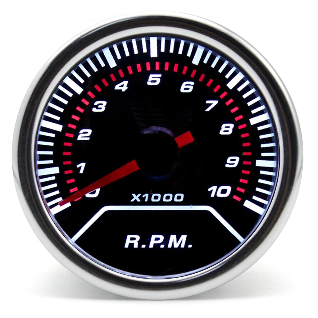 52mm Digital Car Turbo Boost Oil Temp Water Temp Oil Press Gauge Voltage RPM Meter Air Fuel Ratio EGT Meter For 12V Car