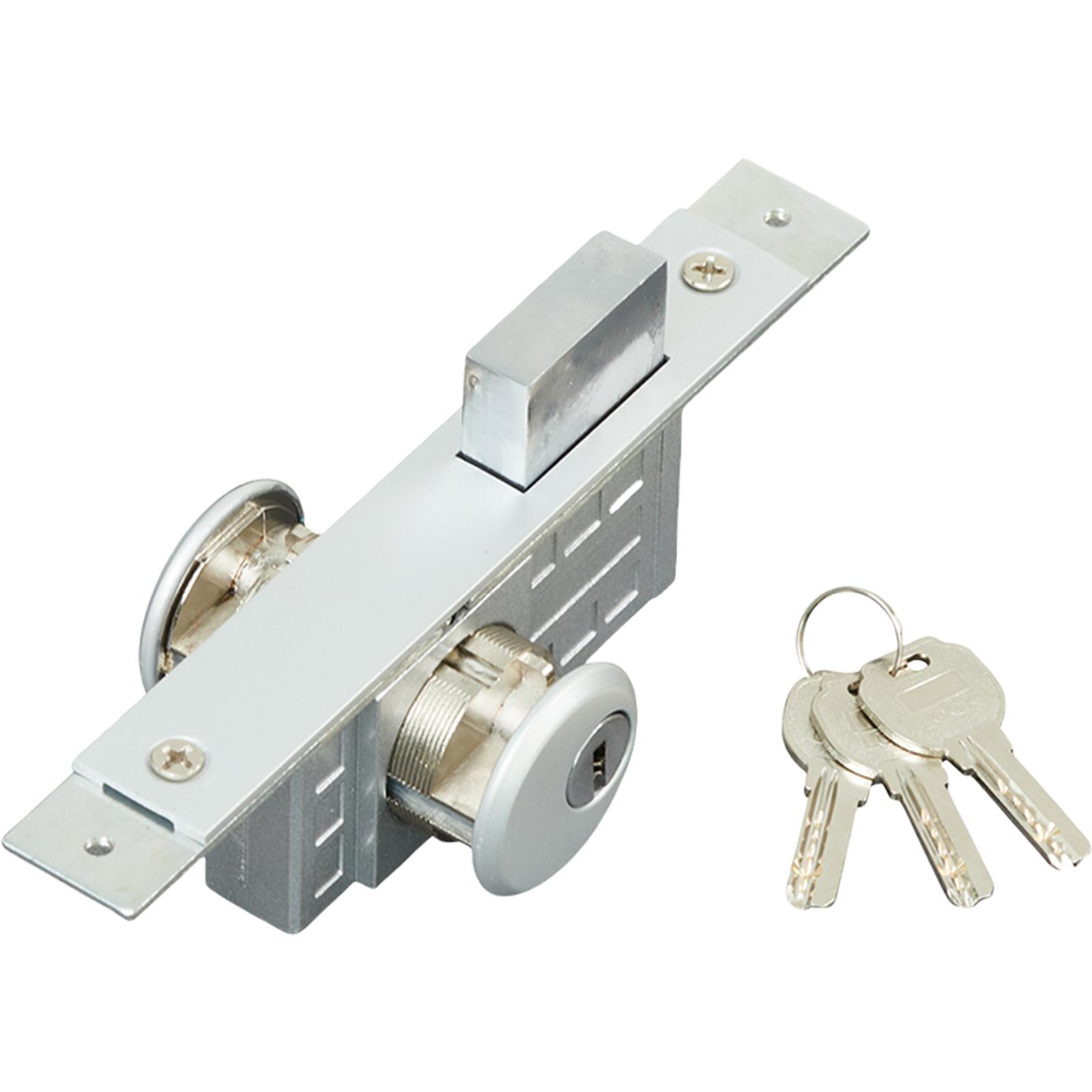 

Double Sided Lock Set for Double Swing Doors Double Access Door Lock set Simple Installation Fits 44 46mm Thick Doors A