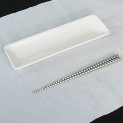 Nagao Tsubame-Sanjo Chopsticks, 18-8 Stainless Steel, Matte Finish, 22cm, Dishwasher Safe, Made in Japan