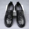Leather Shoes Men's 2025 Autumn New Business Dress Leather Breathable Men's British One-pedal Slip Casual Men's Shoes