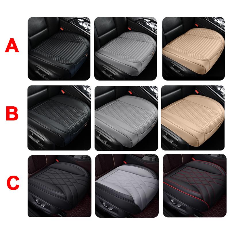 SEAMETAL Front Car Seat Cover PU Leather Seat Cushion Automobiles Seat Protector for Four Seasons