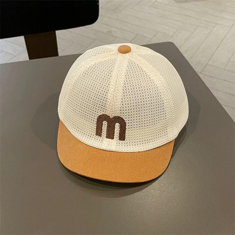 

Korean Baby Sun Hat For Toddlers With Short Brim Sun Protection For Summer Outings коричневий