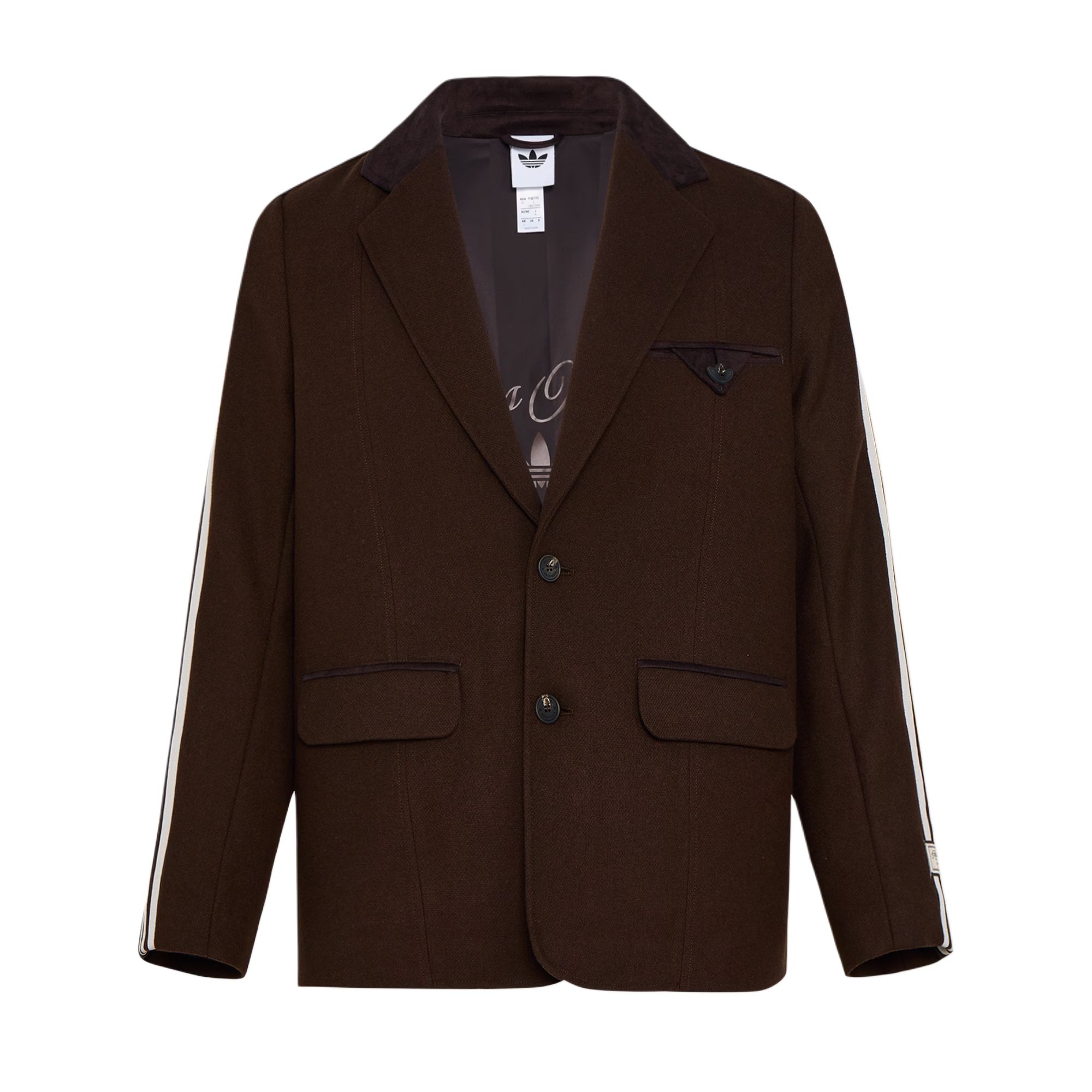 

Adidas Originals Пиджак Повседневный Тканый Спортивный Свободный Костюм Мужские костюмы KU5616 M