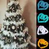 2m diy árvore de natal pena branca boa tira fita de natal festa guirlanda decoração tecido de vestuário
