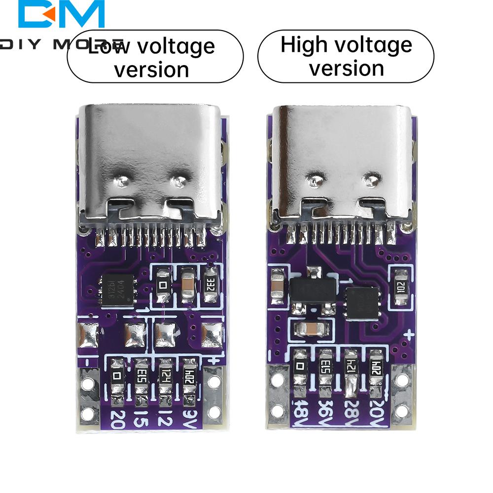 Type C PD3.1 PD3.0 QC3.0 Fast Charging Protocol Module 3A Aging Test Board 9V12V20V28V36V48V