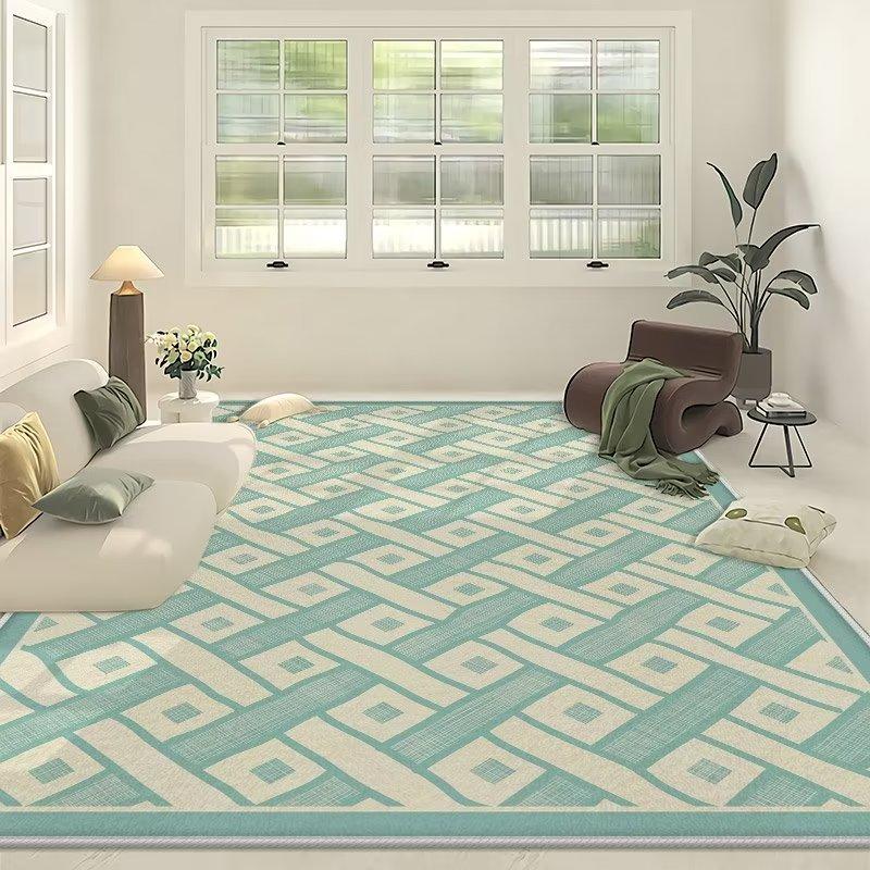 Simple Living Room Carpet Coffee Table Modern Large Area Household Use Anti Slip Room Bedroom Bedside Mat