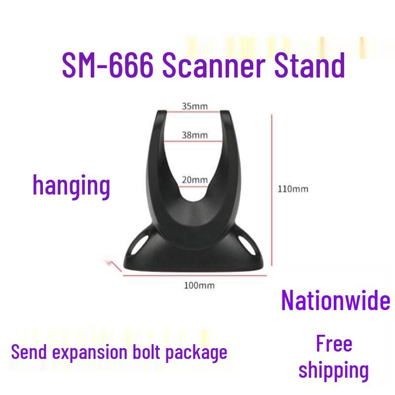 Universal Barcode Scanner Stand Bracket for Commercial Use