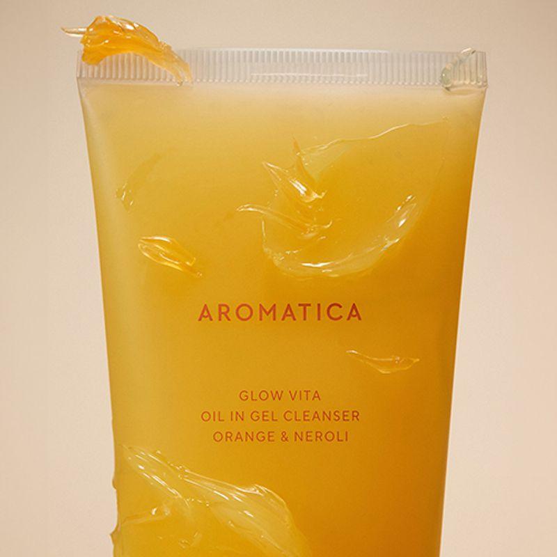 AROMATICA Glow Vita Öl in Gel Reiniger Orange & Neroli 150ml
