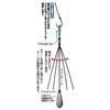 SASAME Speed Tana Tori Fishing Sinker No. 8 CAJ10 for Red Sea Bream Madai Fast Sinking Snagless Weight