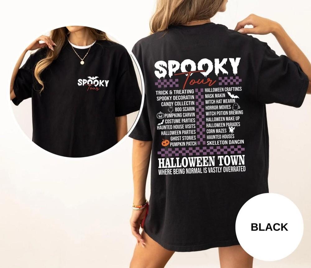 Halloween Spooky Tour Shirt, Halloween Shirt, Funny Halloween Gift Shirt Unisex T-Shirt XXXL