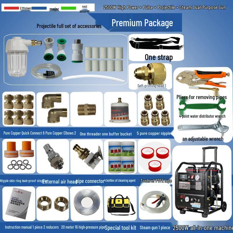 Huagong 2500 Geothermal Underfloor Heating Water Heater & Wall-Hung Boiler with Pulse Cleaning