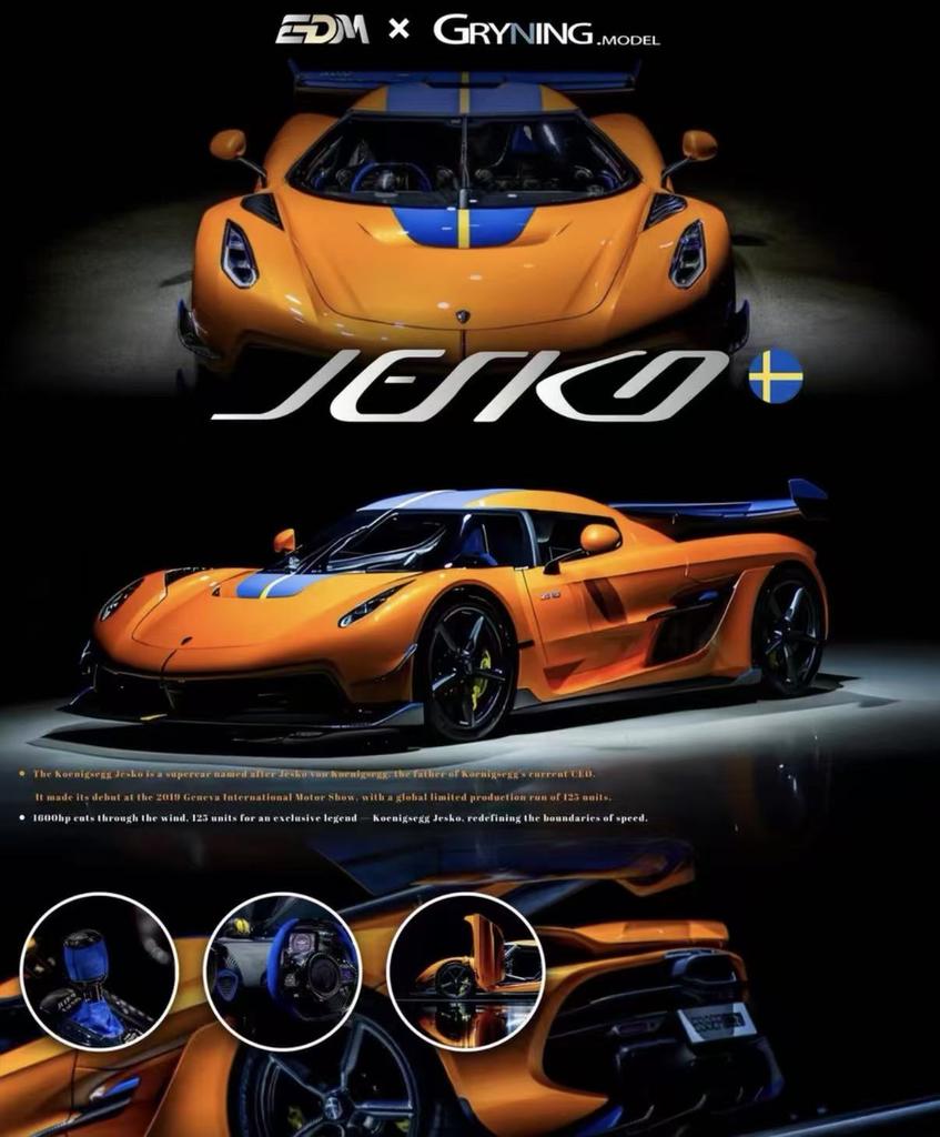 1:64,Attack Limited Edition Collection-A Ready-to-Ship Set of Resin Static Miniature Realistic Car Collectible Models As Gifts.