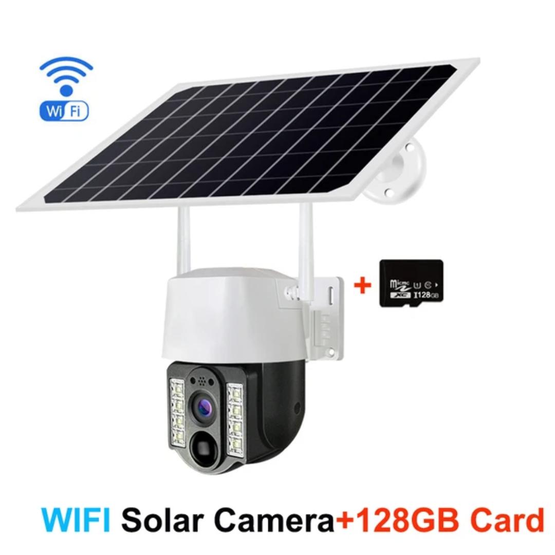 Solar Surveillance Cam – WiFi/4G, Night Vision, HD Full Color
