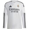adidas Real Madrid 24/25 Langarm Heimtrikot Weiß IT3442