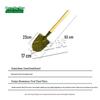 Starry Sky Tiger 63CM Wooden Handle Engineer Shovel