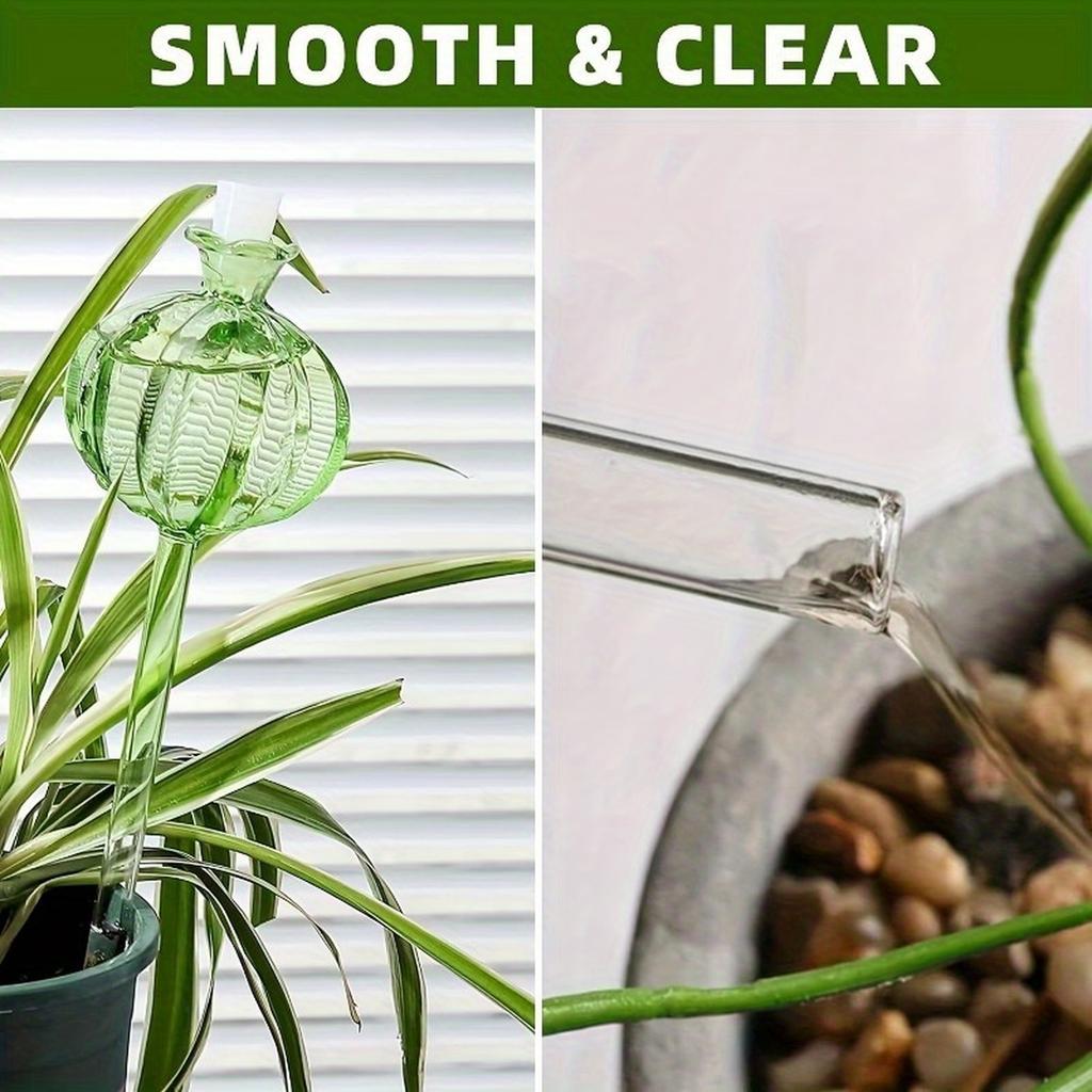 6 Cactus Shaped Automatic Watering Devices With Plastic Watering Balls