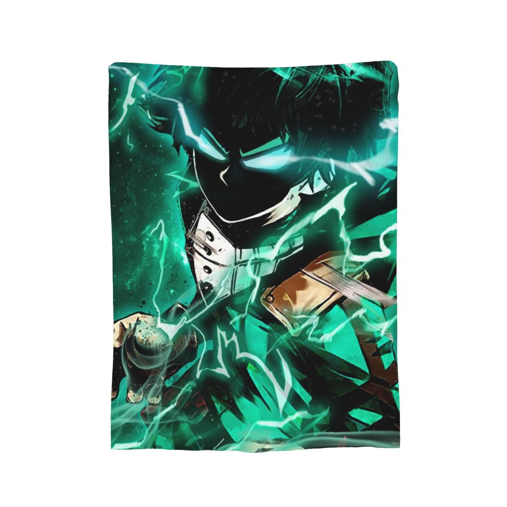Katsuki Bakugou My Hero Academia Blanket Plush Novelty Warm Throw Blankets for Bedding Lounge Winter,