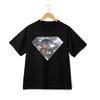 DC Superman Custom Graphic T-Shirt – Unisex Tee Silver Chrome Hero Logo