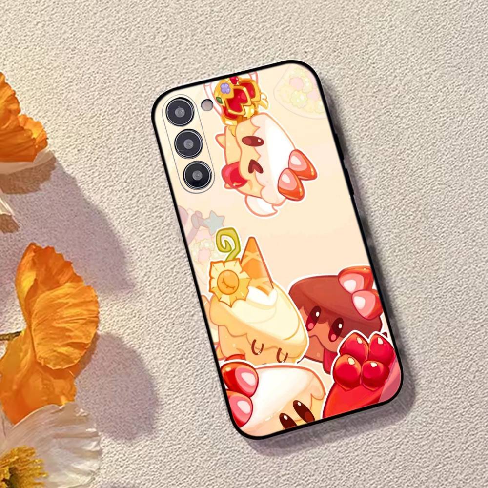 

Game C-Cookie R-Run Kingdom Phone Case Black Silicone Soft For Samsung Galaxy A73,A72,A71,A70,A53,A52,A51 Samsung a30 a20