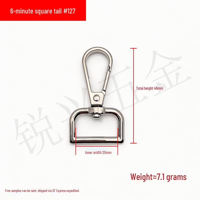 Zinc Alloy Metal Dog Leash Buckle and Luggage Strap Hook