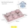 Silicone Ice Cube Tray with Lid: 4-Grid Frozen Soup & Food Storage Box