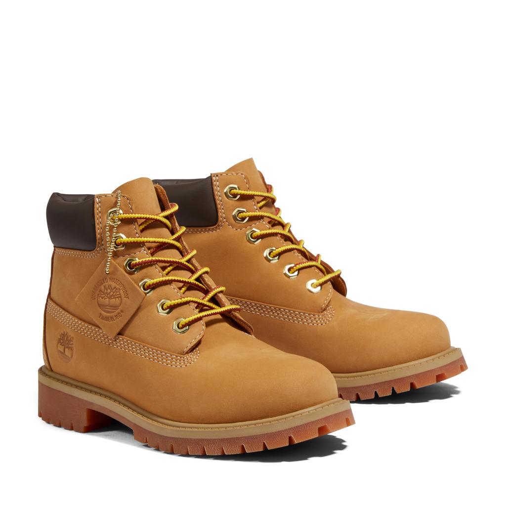 Timberland Classic Youth Premium Waterproof Size TB1127097131 6-inch Boots, Unisex, Wheat, 1.0 (JP/20.0cm),