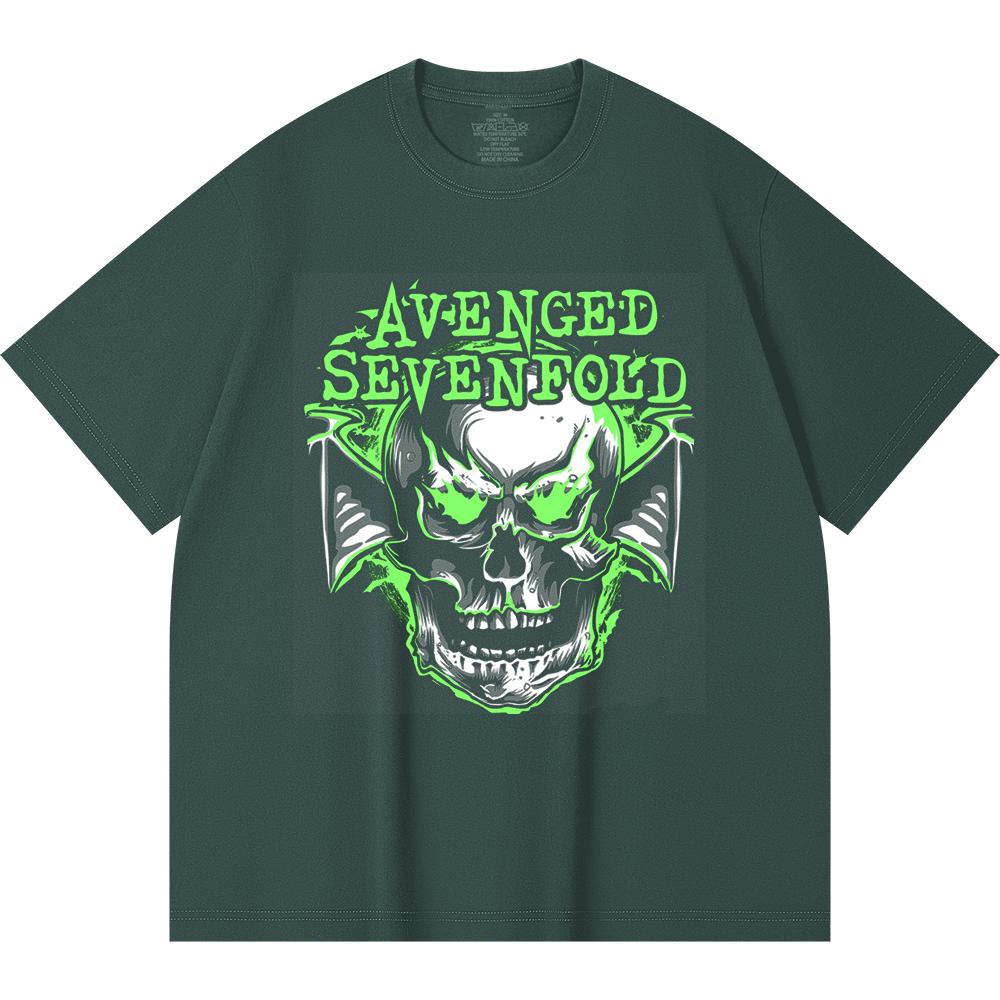 230 Gsm 100% Cotton Heavy Metal T-Shirt Rock Band Popular Music Print Unisex Heavy Cotton T Shirt