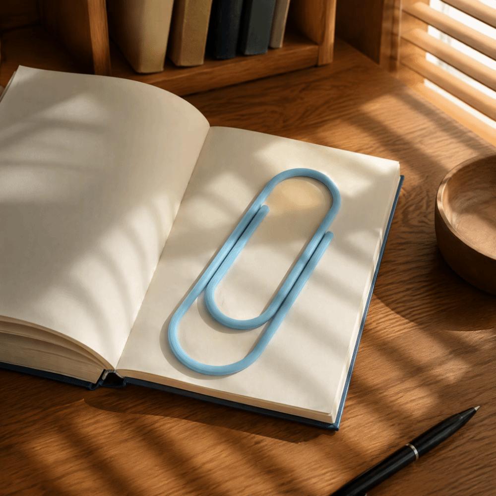 Love Heart Paper Clip Bookmark Creative Page Holder Oversized Paper Clip Book Lovers