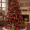 Luxurious Velvety Bowknot Knot Ornament Velvety Holiday Decors For Christmas Tree Holiday Homes Party Decorations
