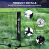 Filet de Badminton - BAGAIL - Eono - Pliable en Nylon - Hauteur Ajustable - Sac Portable