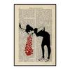 Banksy Balloon Girl Graffiti Poster Disappearing Five Rings Mural Retro Decorative Paintings Wall Art Prints Modern Home Decor