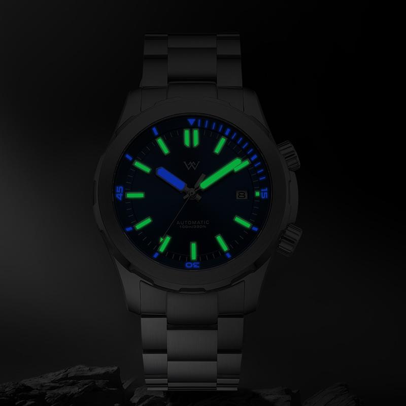 WM Watch Men Automatic Mechanical Watches Sapphire AR Coated 100M Waterproof Man Business Welly Merck Watch Miyota8215 WM199