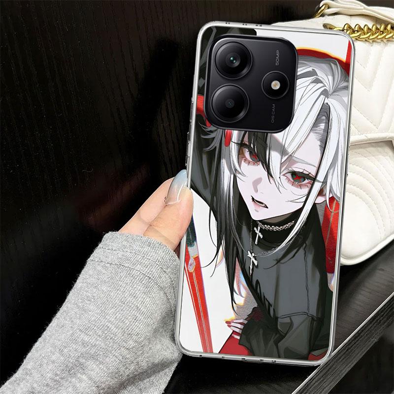 Arlecchino Genshin Impact Case for Xiaomi Redmi Note 14 13 12 11 Pro Plus Phone Cover 14S 12S 11S 11E 11T 10S 10 9S 9 Silicone F