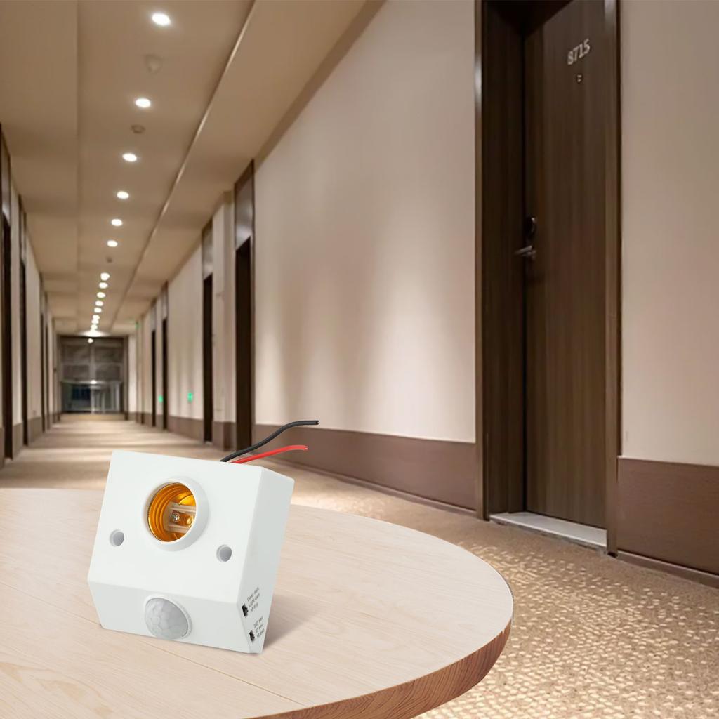 Simplify Your Lighting Experience With the Smart E27 Infrared Induction Socket That Responds to Movement Instantly