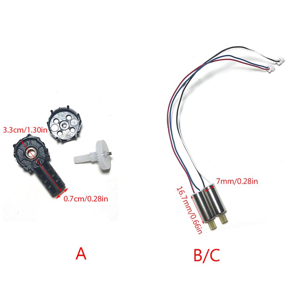 Für E88pro Motorbasis Positiv Negativ Motor für Fernsteuerungsflugzeug Motor Ersatzteil Set