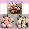 Silk Peony Artificial Flowers Wedding Decor With Realistic Design For Photography Props