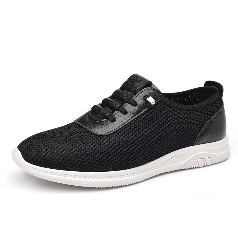 Fashion 2025 Summer Commuting Breathable Casual Shoes Soft Soled Comfortable Men's Mesh Sports Shoes Daily Walking Men's Work Shoes