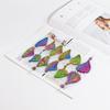 Butterfly Wing Shaped Pendant Molds Keychain Mold with Hole Clay Mould Jewelry Tool Silicone Material Hand-Making Supply