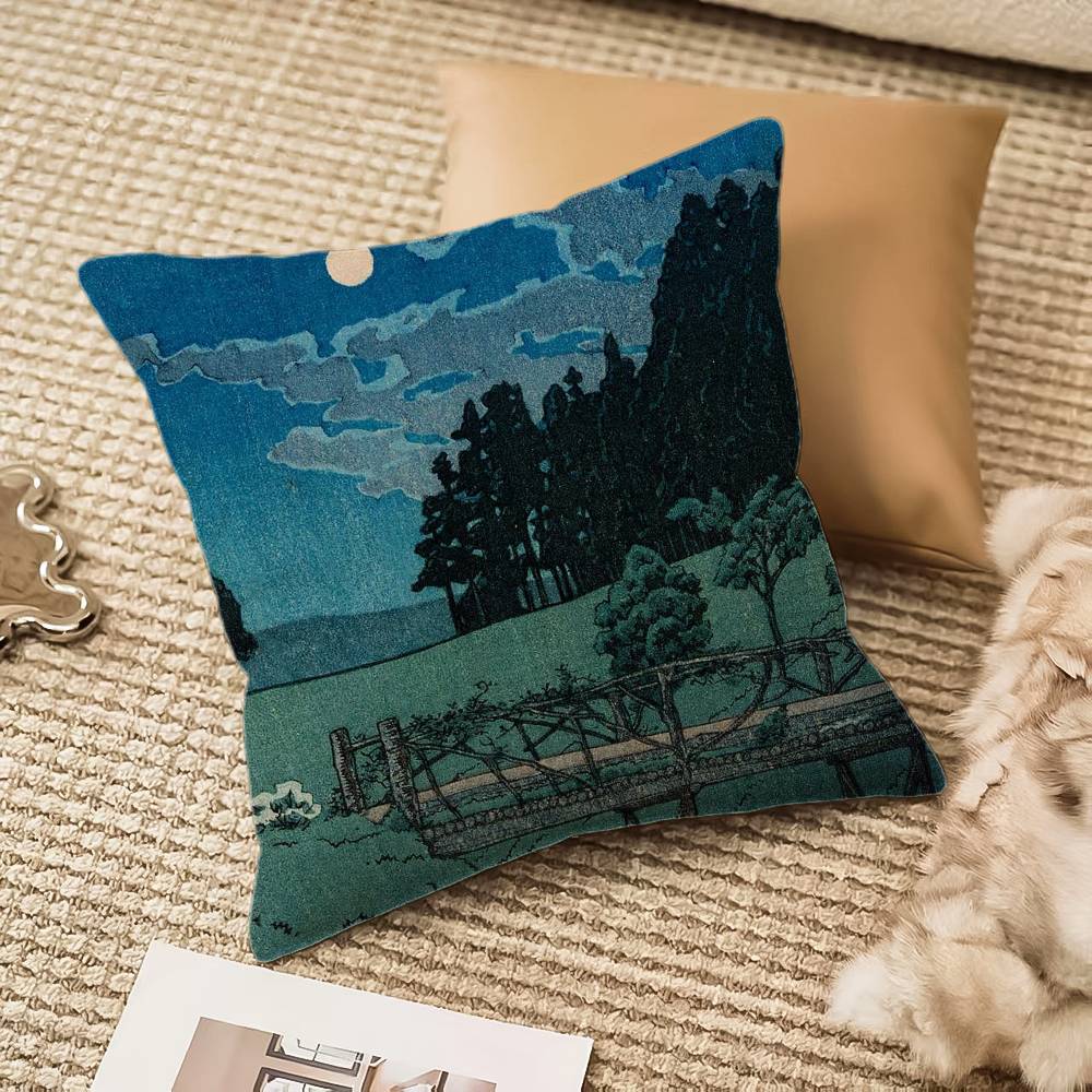 H-asui K-kawases Pillow Case Anti-dustmite Invisible zipper Sofa Bed