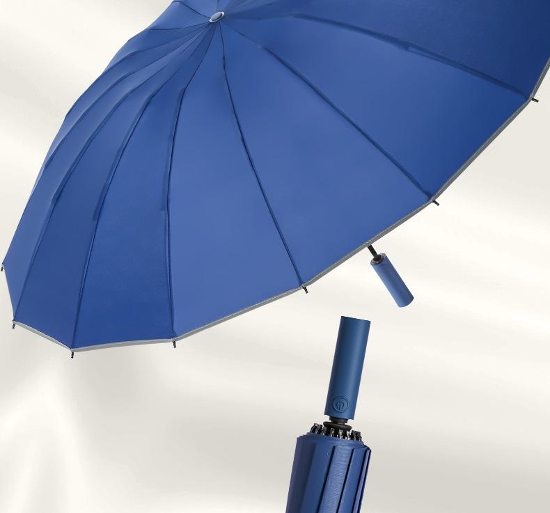 32-Rib Double-Bone Automatic Sun & Rain Car Umbrella - Customizable Folding Sun Protection & Gift