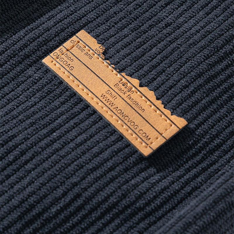 Mao Ren Men's Corduroy Straight Loose Casual Pants