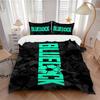 3Pcs Blue Lock Heroic Battle Bedding Set Soft Fabric Duvet Cover Pillowcases Christmas Xmas Halloween Gift 1 Duvet Cover 2 Pillowcase S120