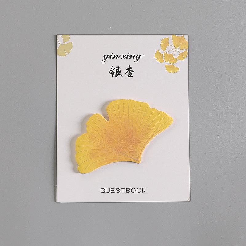 

30Pcs Leaf Sticky notes Planner to do list Planner Take notes messages memo pad Stationery office supplies