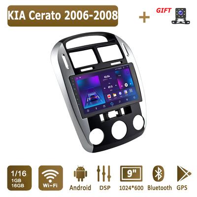 Android Autorádio Pro KIA Cerato 2006-2008 Multimediální Přehrávač Hlavní Jednotka Stereo GPS Navigace BT WIFI 1+16GB