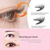 Hot Selling Magnetic Eyelashes 5 Magnets Three Layers with Clip Gift Box Magnet False Eyelashes Set