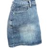 Women's High-Waist Denim Mini Skirt - Retro Slimming Hip-Hugging Design, Anti-Exposure, Summer Style