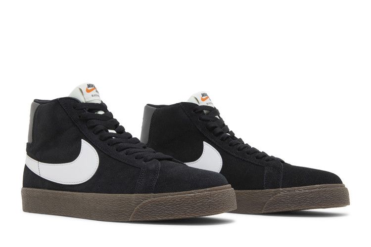 Nike SB Zoom Blazer Mid Black White Dark Gum Men's Sneakers