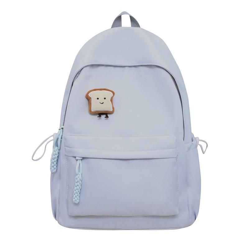 

Рюкзак для девочек новый рюкзак большой вместимости школьный ранец для студентов легкий для путешествий для старшеклассников для отдыха светло-синий