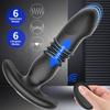 Thrusting Vibrating Prostate Massager Dildo Vibrator Sex Toys Anal Butt Plug
